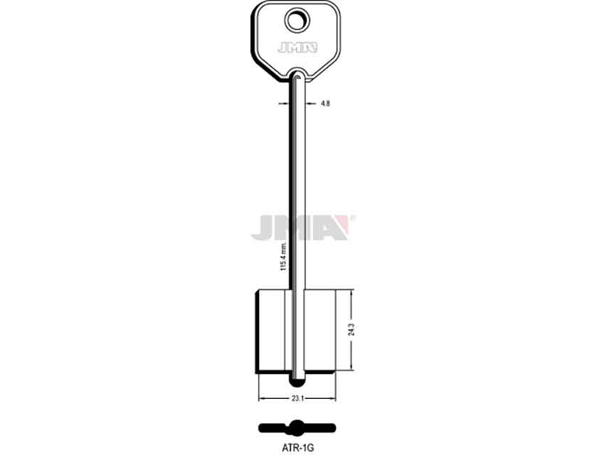 LLAVES GORJA ATR-1G   D/PALETON