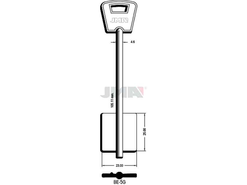 LLAVES GORJA BE-5G    D/PALETON