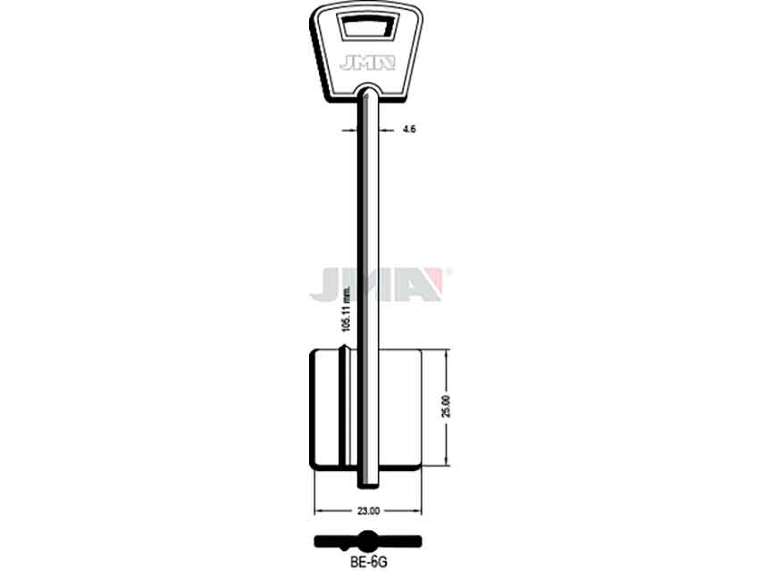 LLAVES GORJA BE-6G    D/PALETON