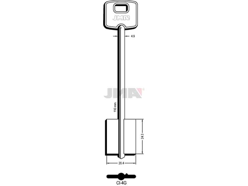 LLAVES GORJA CI-4G    D/PALETON