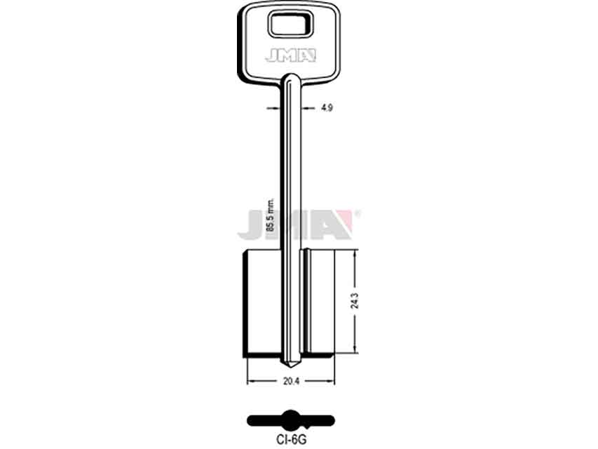 LLAVES GORJA CI-6G    D/PALETON