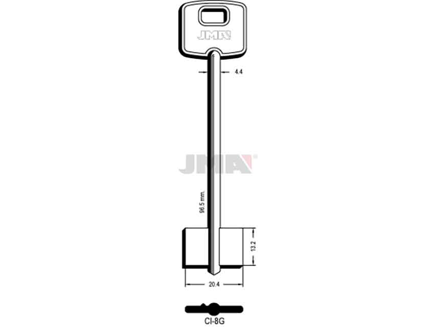 LLAVES GORJA CI-8G    D/PALETON