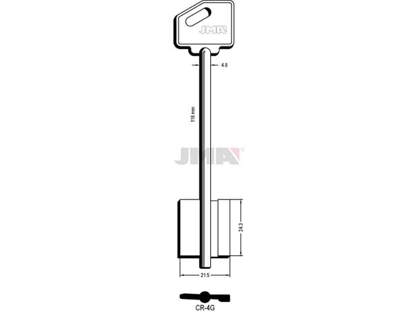 LLAVES GORJA CR-4G    D/PALETON