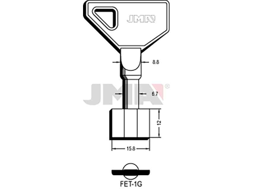LLAVES GORJA FET-1G   D/PALETON