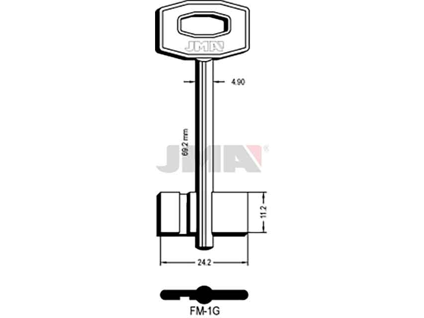 LLAVES GORJA FM-1G    D/PALETON