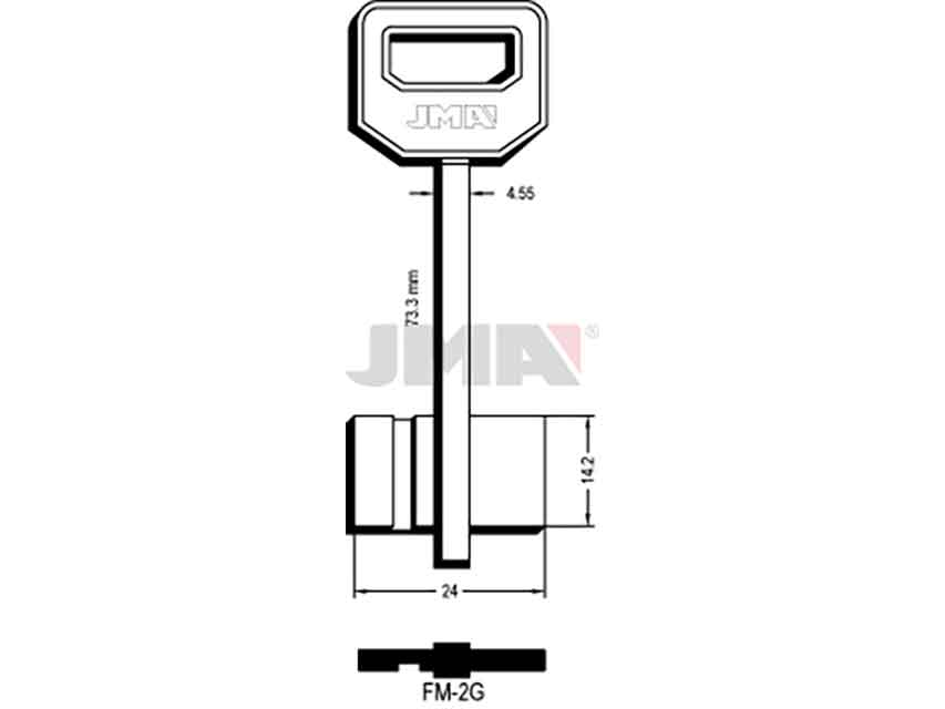 LLAVES GORJA FM-2G    D/PALETON
