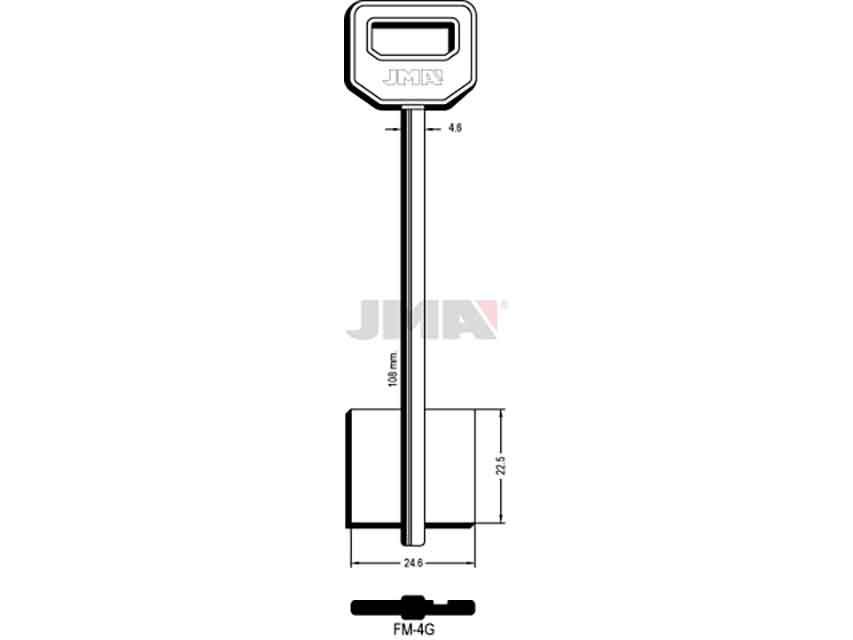 LLAVES GORJA FM-4G    D/PALETON