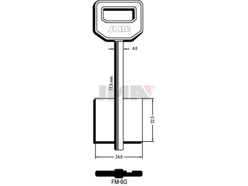 LLAVES GORJA FM-6G    D/PALETON