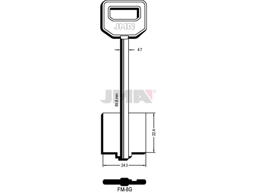 LLAVES GORJA FM-8G    D/PALETON