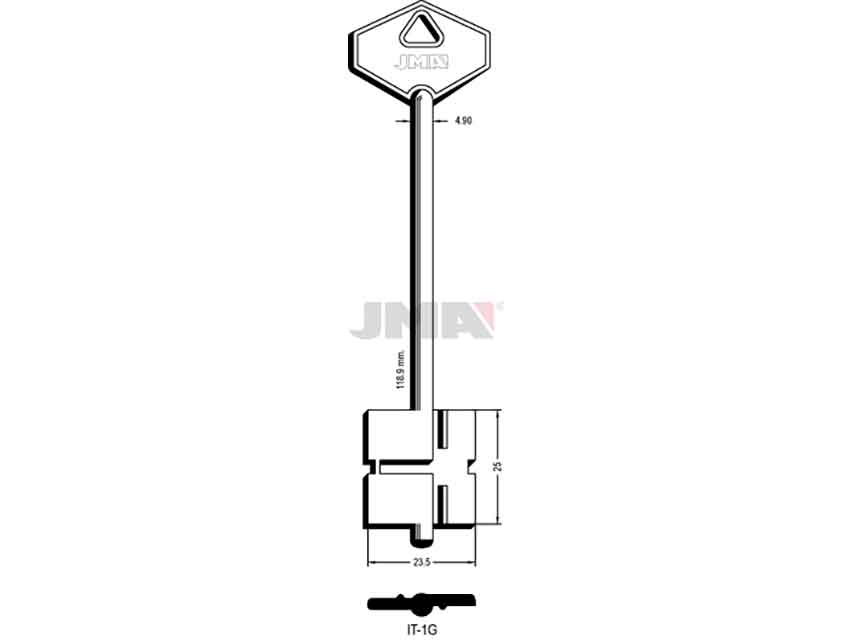 LLAVES GORJA IT-1G    D/PALETON
