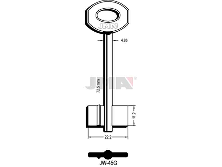 LLAVES GORJA JW-45G   D/PALETON