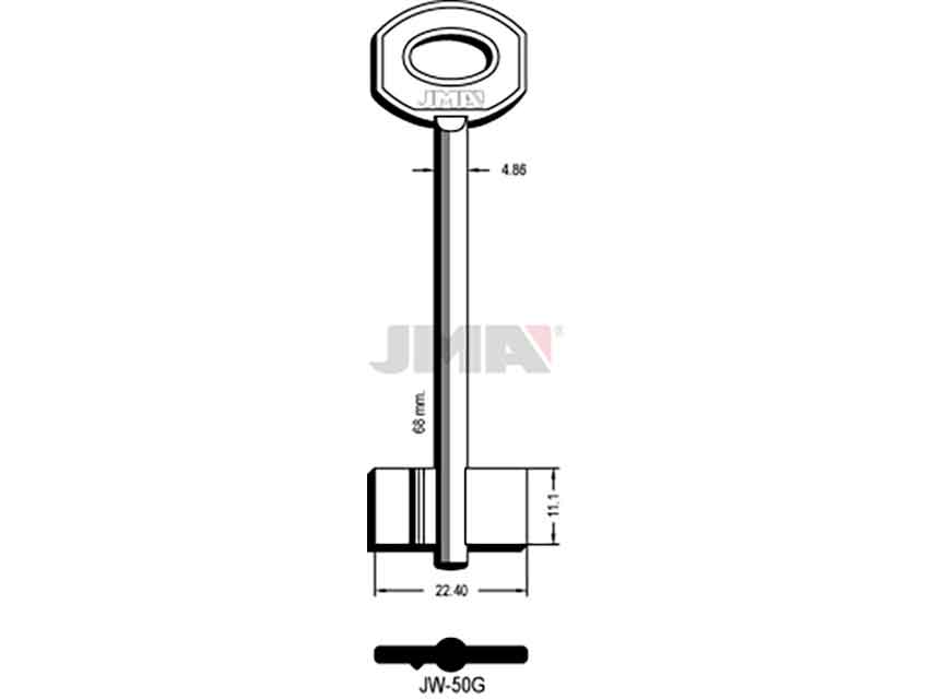 LLAVES GORJA JW-50G   D/PALETON