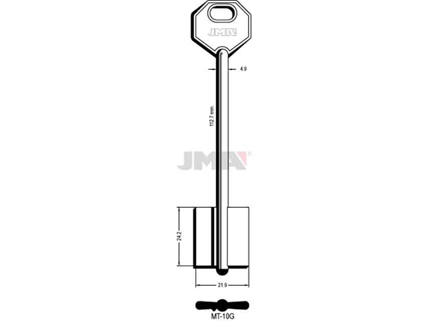 LLAVES GORJA MT-10G   D/PALETON