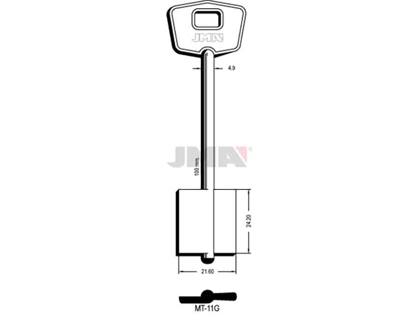 LLAVES GORJA MT-11G   D/PALETON