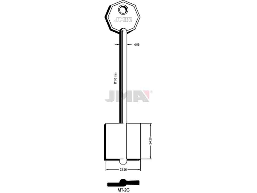 LLAVES GORJA MT-2G    D/PALETON