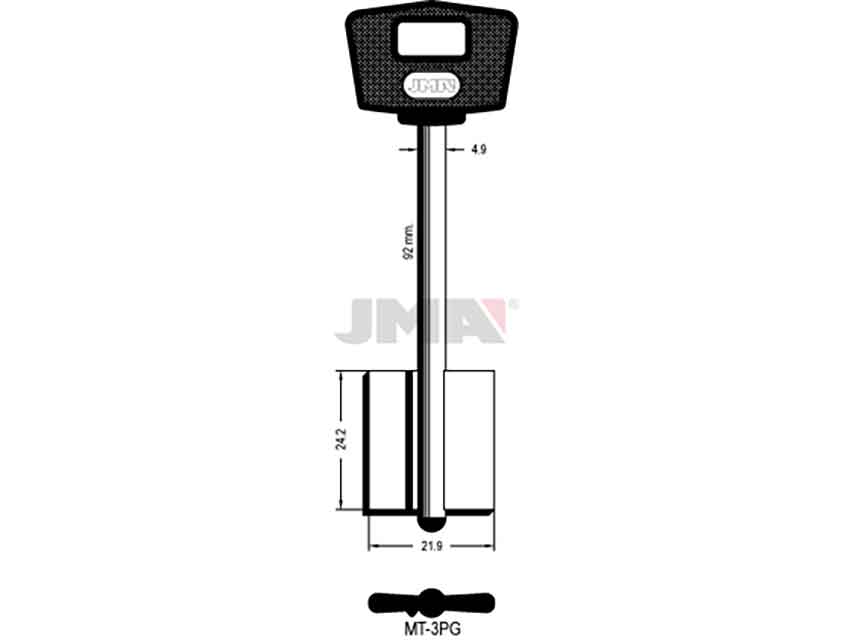 LLAVES GORJA MT-3PG   D/PALETON