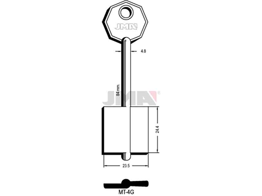 LLAVES GORJA MT-4G    D/PALETON