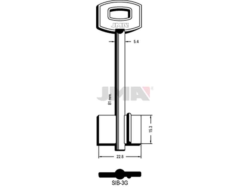 LLAVES GORJA SIB-3G   D/PALETON