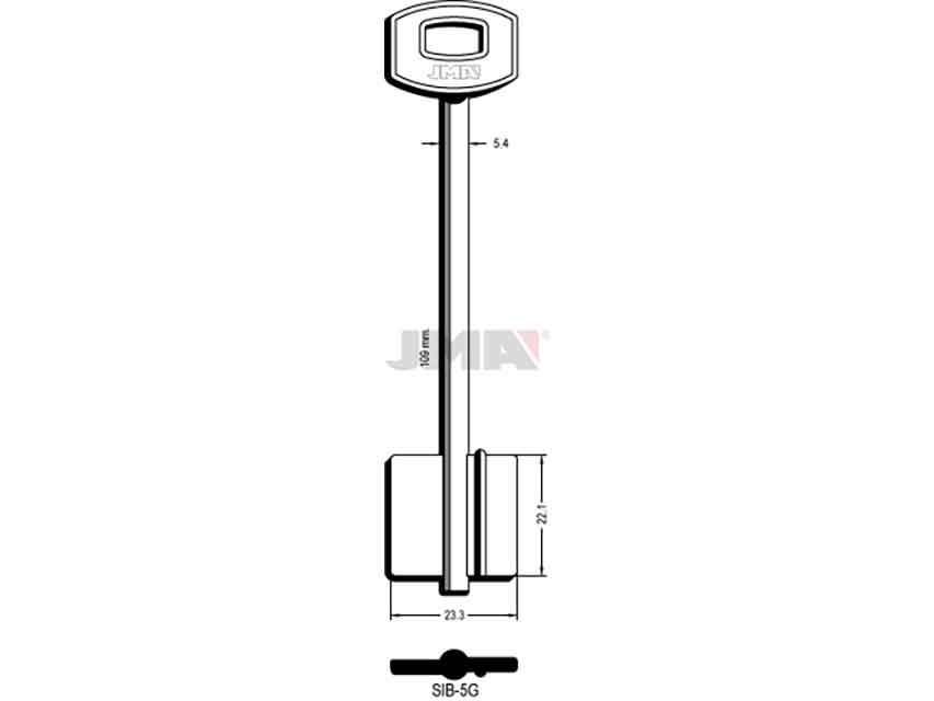 LLAVES GORJA SIB-5G   D/PALETON