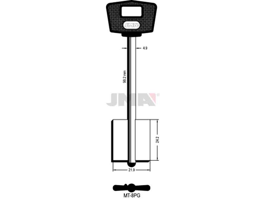 LLAVES GORJA MT-8PG   D/PALETON