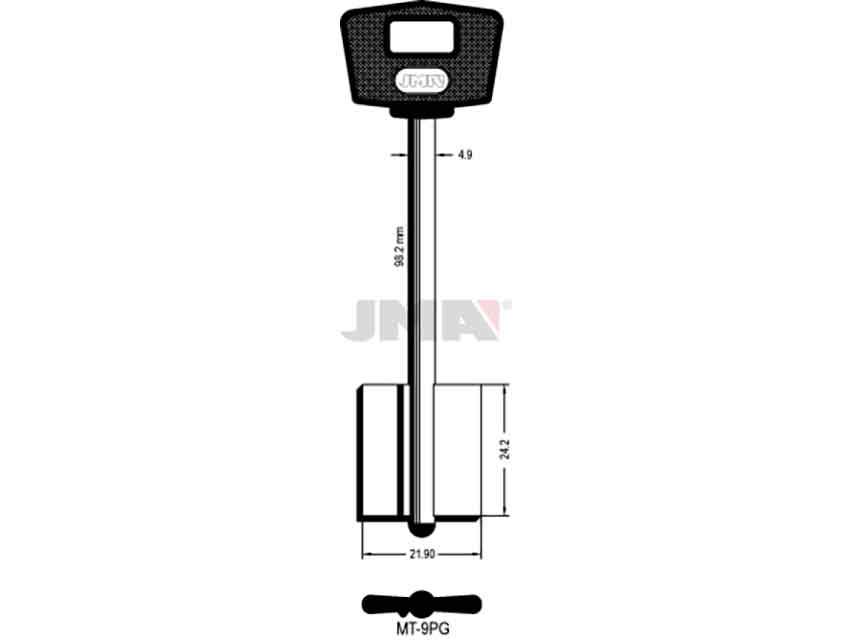 LLAVES GORJA MT-9PG   D/PALETON