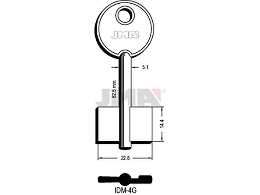 LLAVES GORJA IDM-4G   D/PALETON
