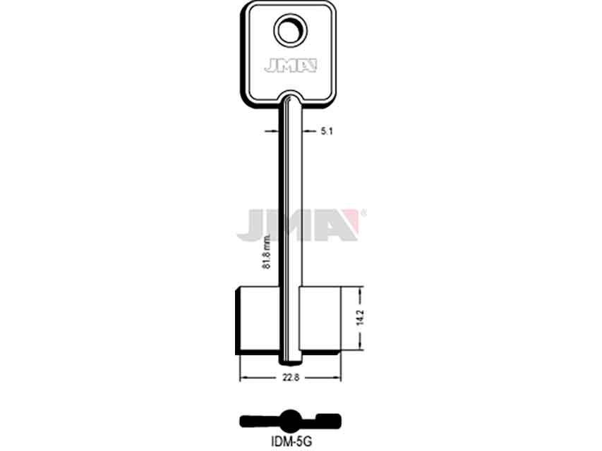 LLAVES GORJA IDM-5G   D/PALETON