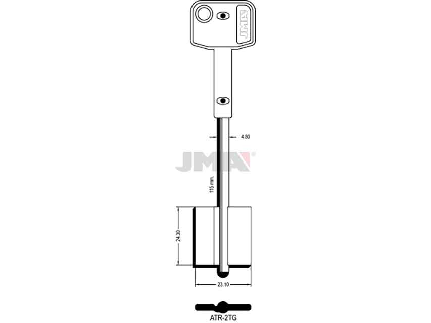 LLAVES GORJA ATR-2TG D/PALETON