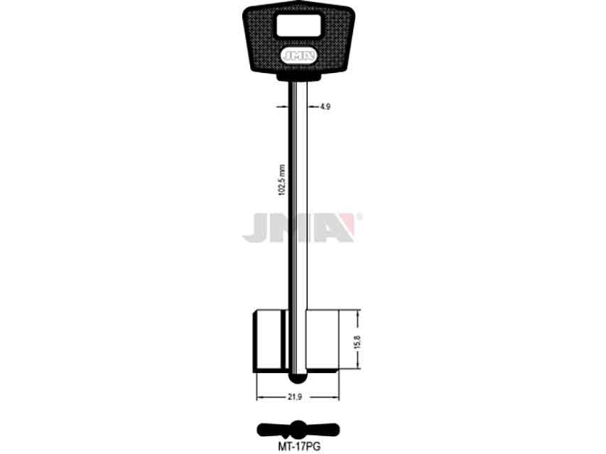 LLAVES GORJA MT-17PG   D/PALETON