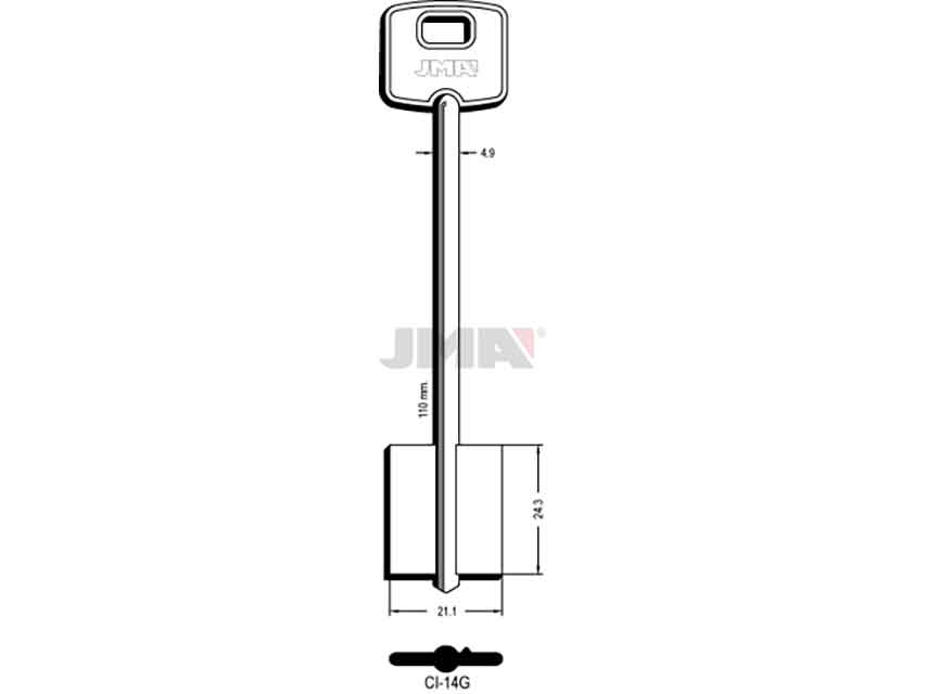 LLAVES GORJA CI-14G   D/PALETON