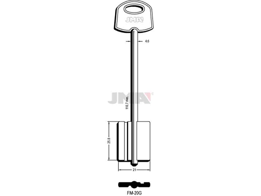 LLAVES GORJA FM-20G   D/PALETON