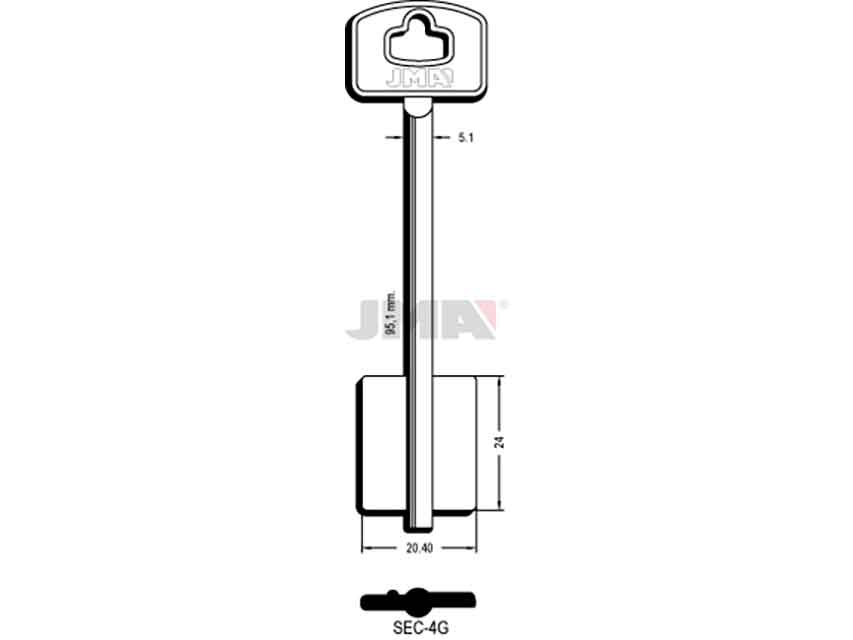 LLAVES GORJA SEC-4G   D/PALETON