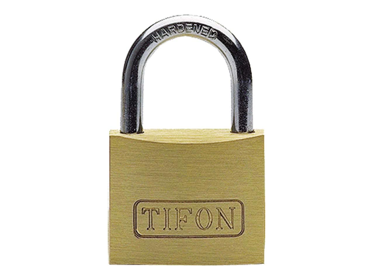 CANDADO LATON TIFÓN ARCO CORTO