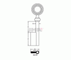 LLAVES ARMARIO AA-3G(L)    LATON