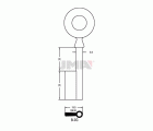 LLAVES ARMARIO B-3G(L)     LATON