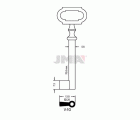 LLAVES ARMARIO V-1G(L)     LATON