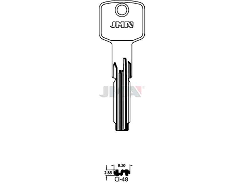 LLAVES SEG. LATON CI-48
