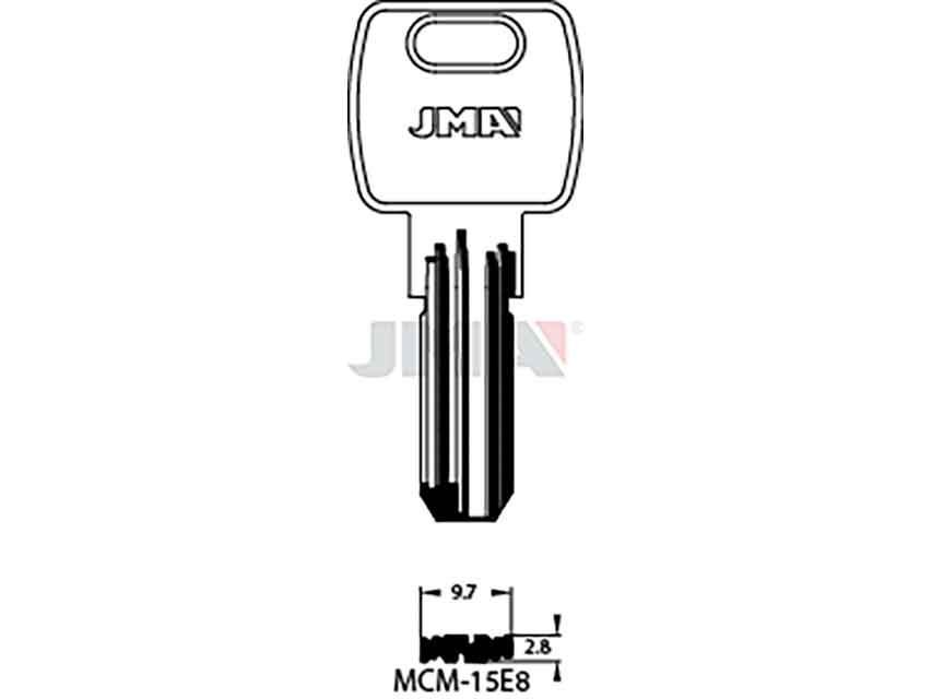 LLAVES SEG. LATON MCM-15 E8
