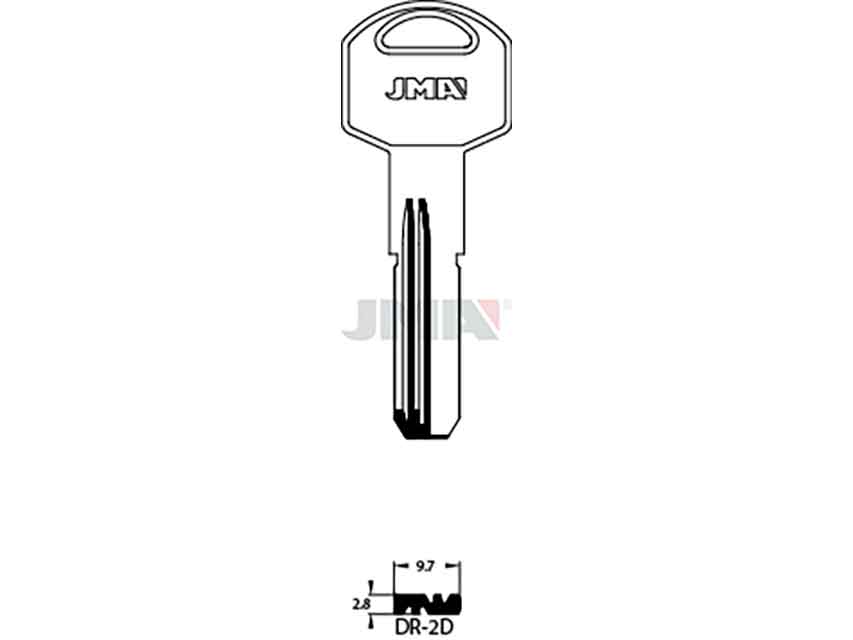 LLAVES SEG. LATON DR-2D