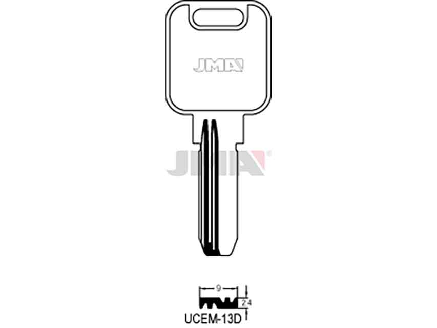 LLAVES SEG. ALPACA UCEM-13D