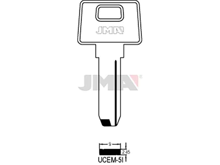 LLAVES SEG. ALPACA UCEM-5I