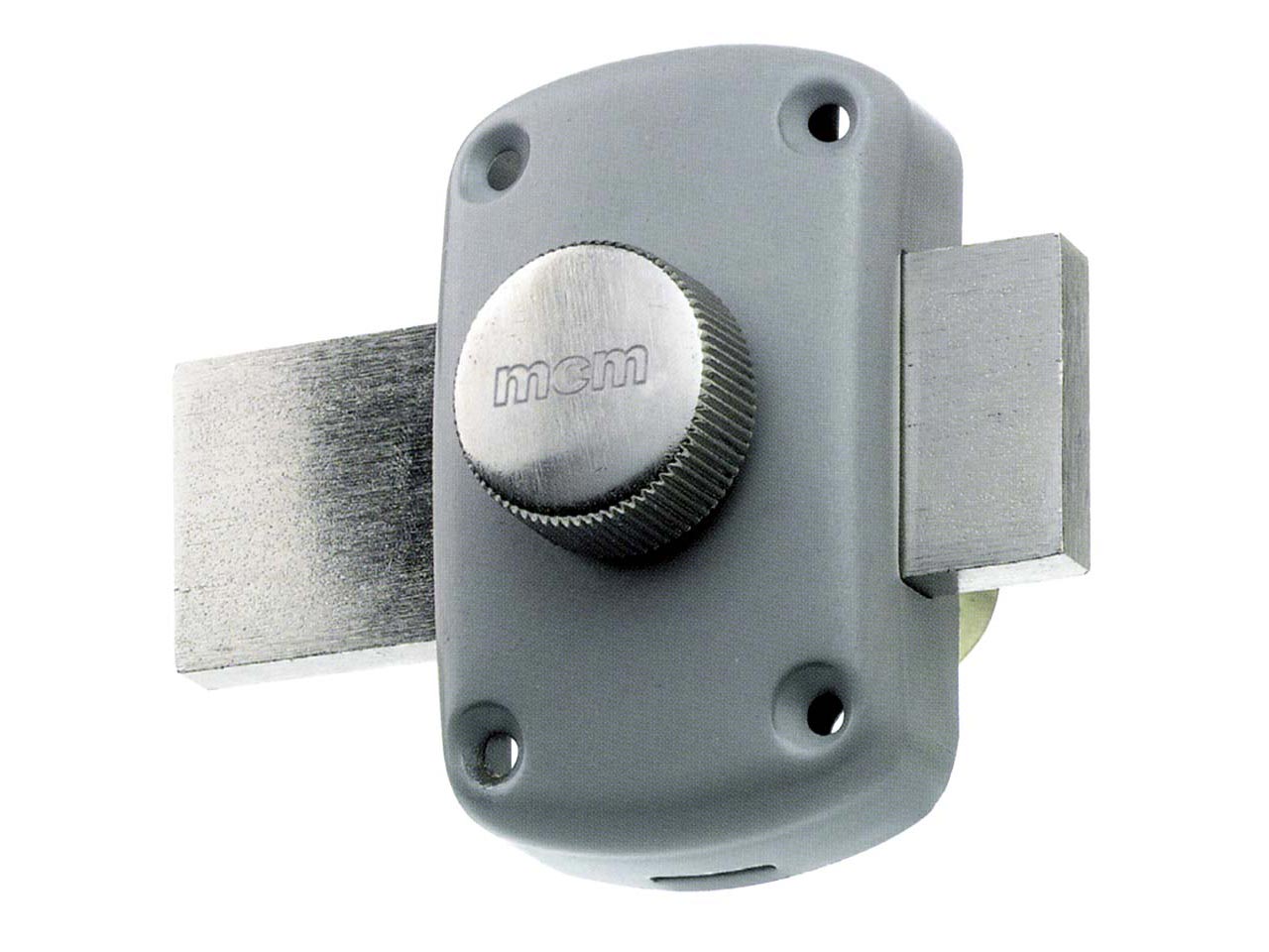 CERROJO SOBREPONER SEGURIDAD MCM  PINTADO BOTON INTERIOR 3100P