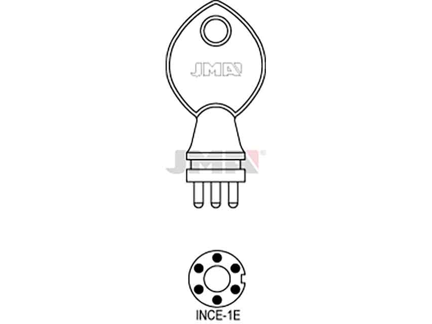 LLAVES SEGURIDAD INCE-1E