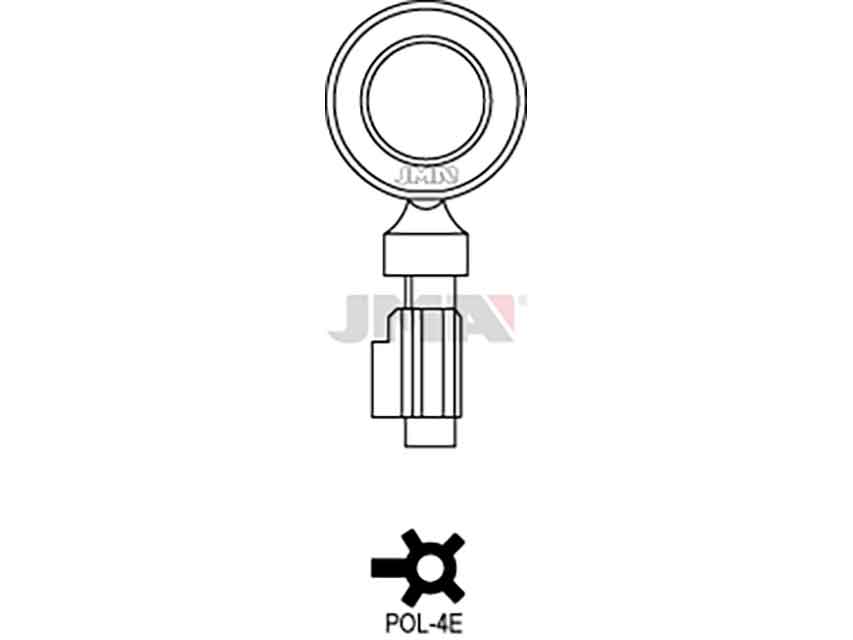 LLAVES SEGURIDAD POL-4E