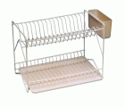 ESCURREPLATOS ACERO EPOXI BLANCO 18 PLATOS