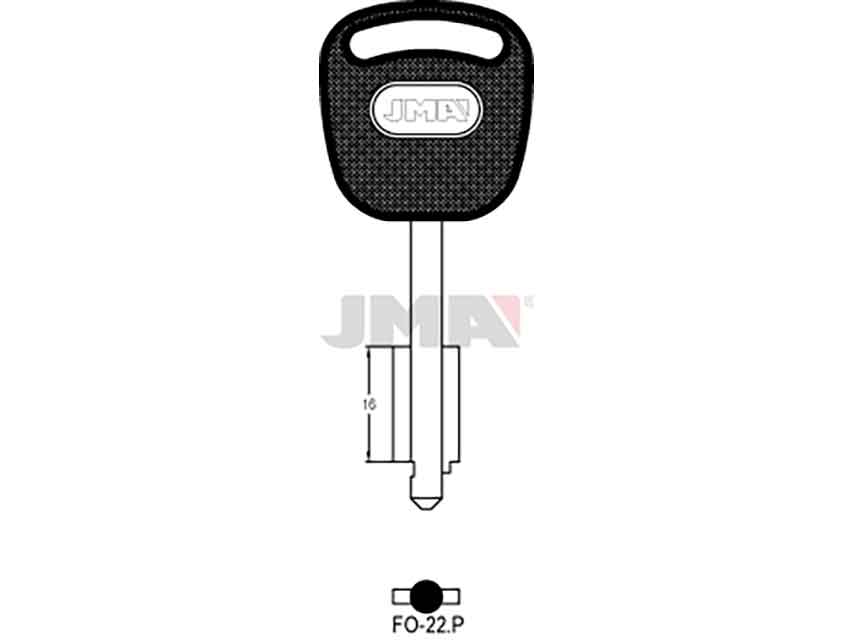 LLAVES ESPECIAL FO-22P PLASTICO  COCHE