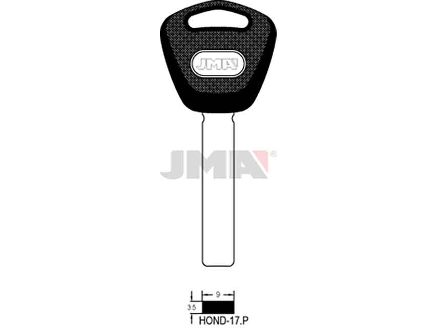 LLAVES ESPECIAL HOND-17P PLASTIC COCHE