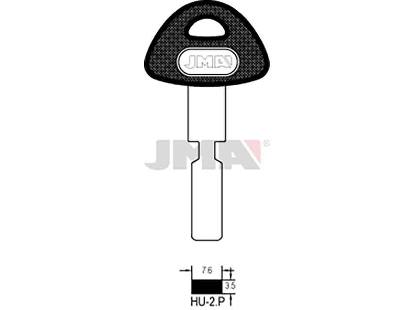 LLAVES ESPECIAL HU-2P  PLASTICO  COCHE