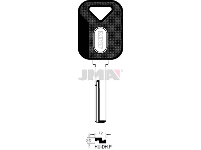 LLAVES ESPECIAL HU-DHP PLASTICO  COCHE