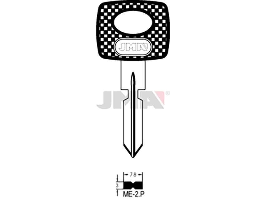 LLAVES ESPECIAL ME-2P  PLASTICO  COCHE